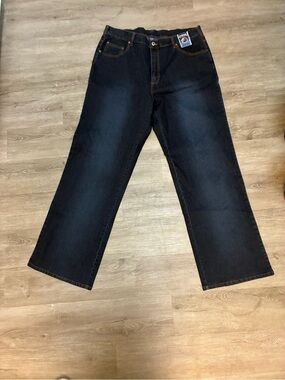 Avenue Stretch Boot Cut  Dark Blue Jeans